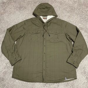Men’s L.L. Bean Katahdin Performance Fleece Lined Shirt Jacket Size XL